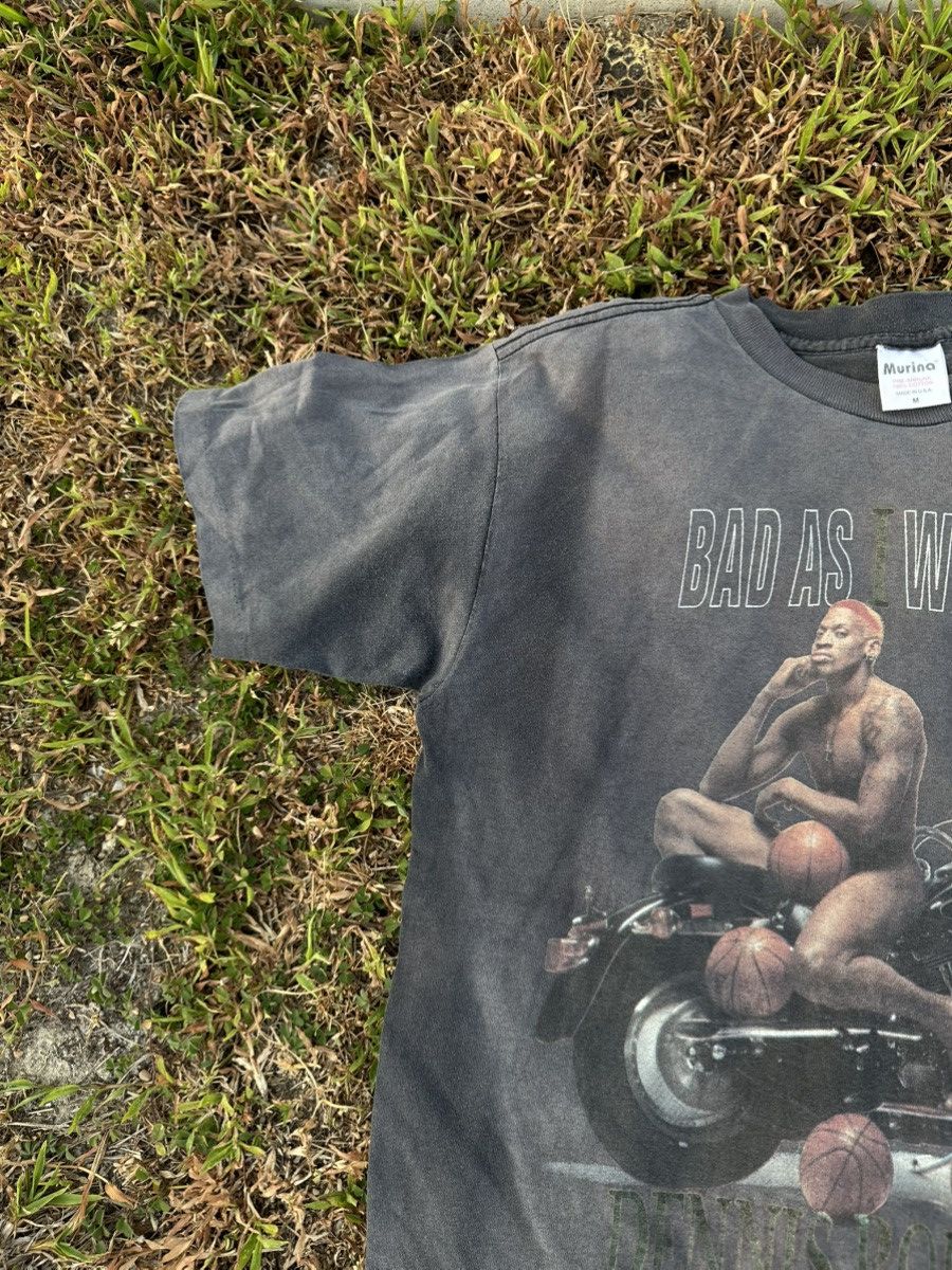Band Tees Vintage Sunfaded 90s Dennis Rodman T-Shirt Size US M / EU 48-50 / 2 - 6 Thumbnail