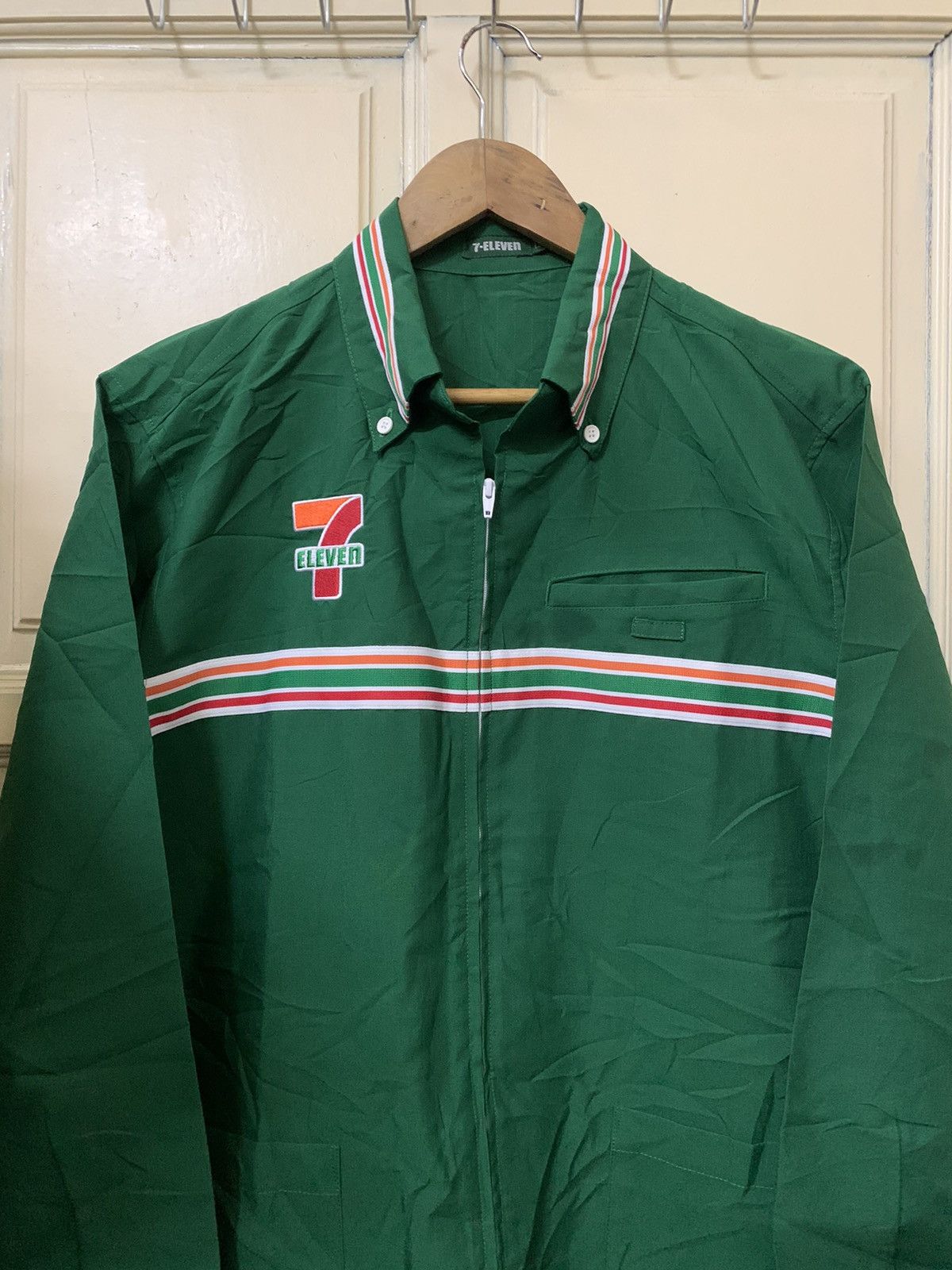 Japanese Brand 💥Final💥Vintage 7-Eleven Light Jacket Size US L / EU 52-54 / 3 - 2 Thumbnail
