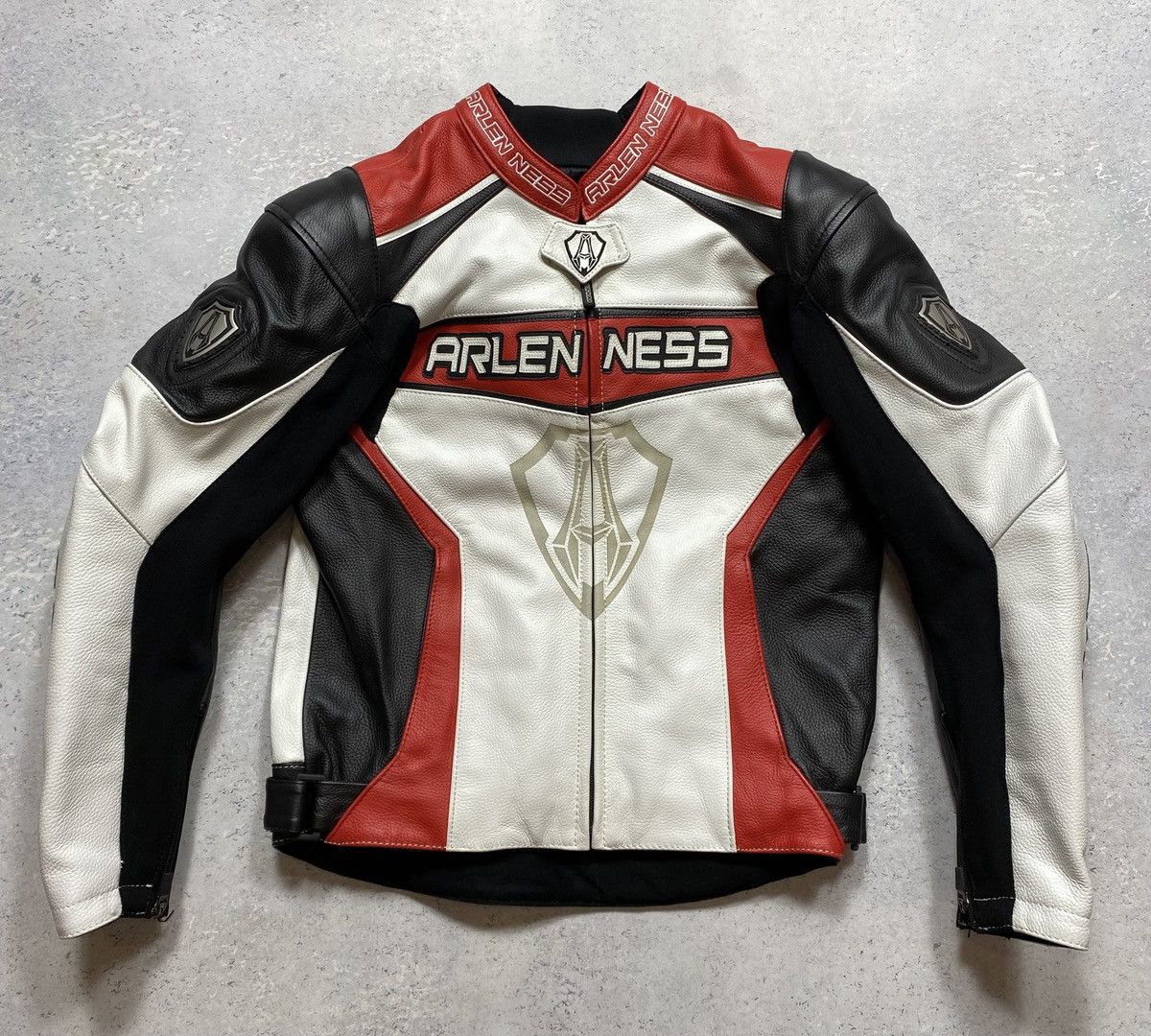 Leather Men's motorcycle leather jacket Arlen Ness Edge Size US L / EU 52-54 / 3 - 1 Thumbnail