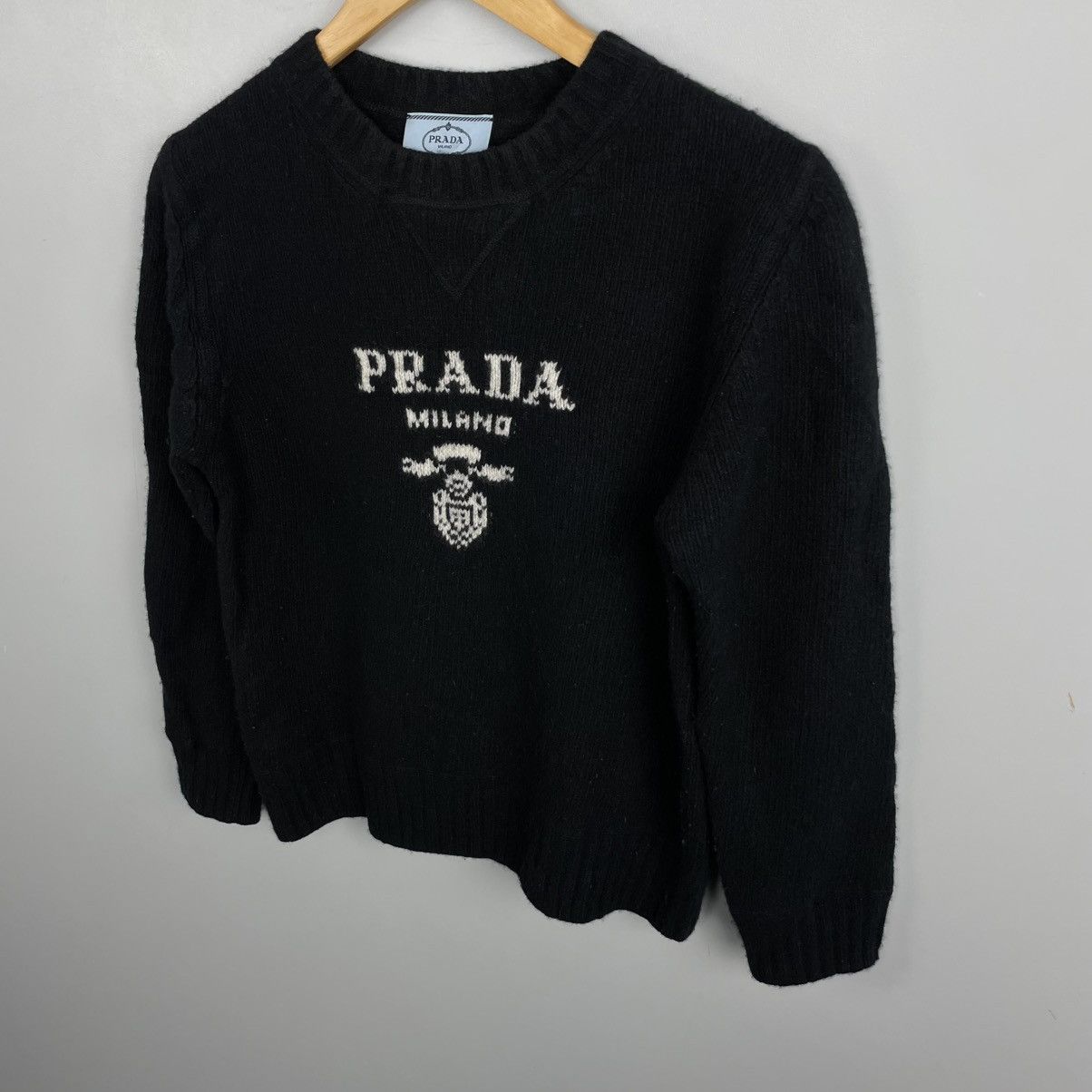 Prada Original Prada big logo Cashmere Sweater size 38 Size XS / US 0-2 / IT 36-38 - 6 Thumbnail