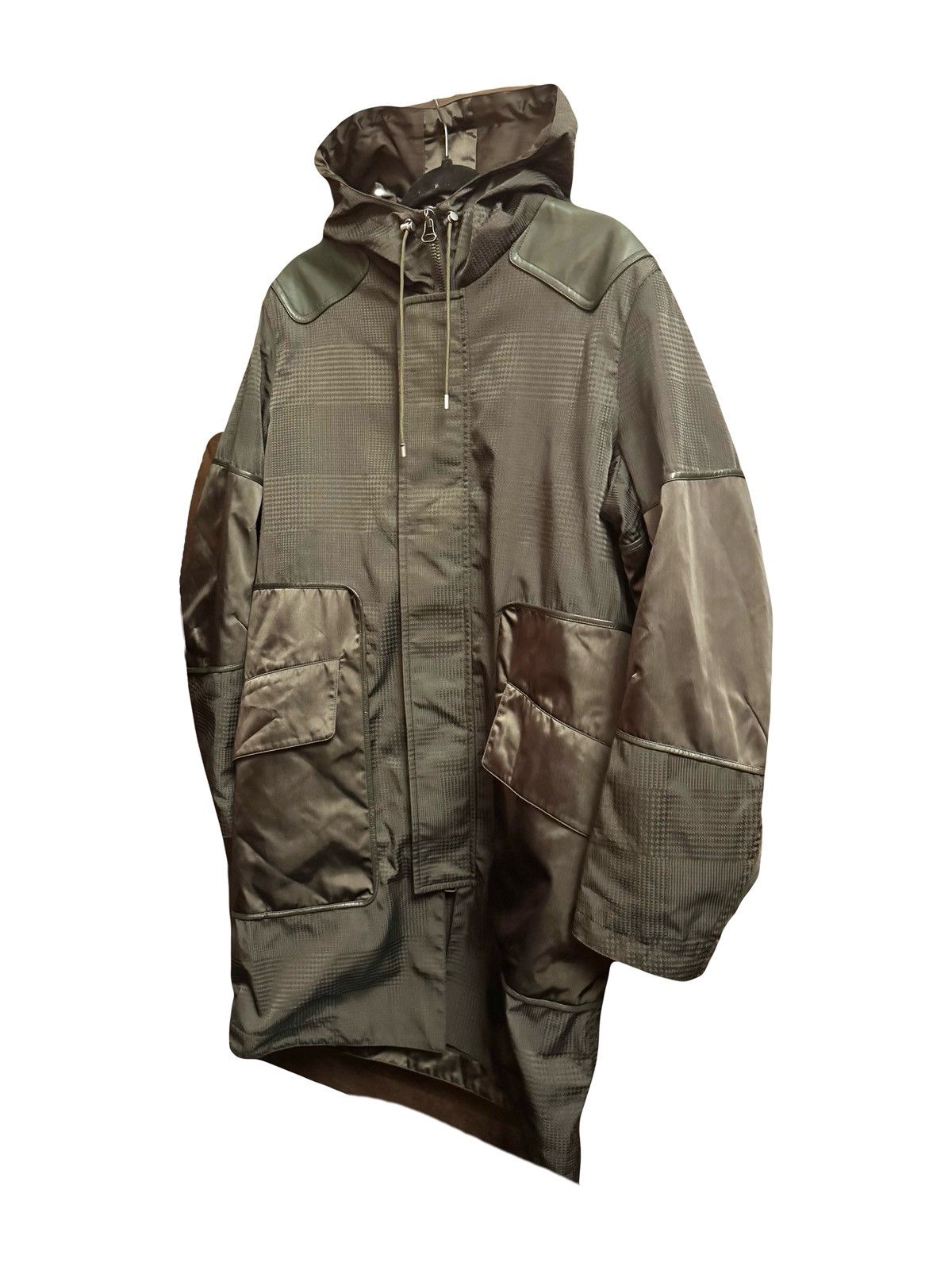 Cerruti 1881 cerruti 1881 runway jacquard & leather parka coat 48 Size US M / EU 48-50 / 2 - 5 Thumbnail
