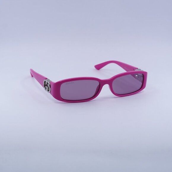 Gucci Gucci GG1661S 004 Sunglasses Fuchsia Rectangle Frame, Pink Size ONE SIZE - 4 Thumbnail