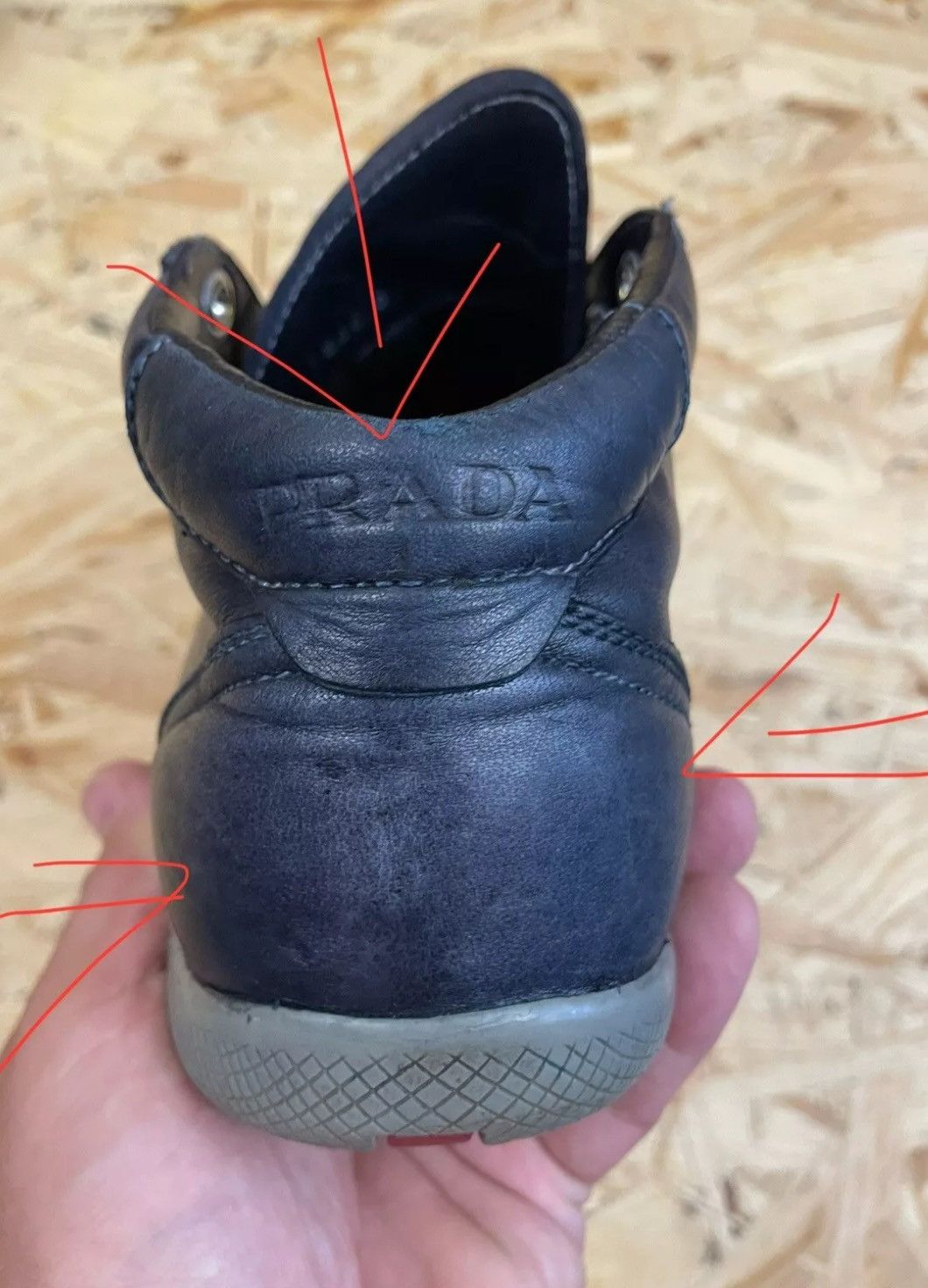 Prada Prada sneakers size 10 US dark blue Size US 10 / EU 43 - 13 Thumbnail