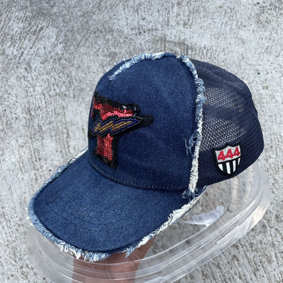 Japanese Brand Distressed yoshinori kotake trucker hat made in japan Size ONE SIZE - 2 Thumbnail