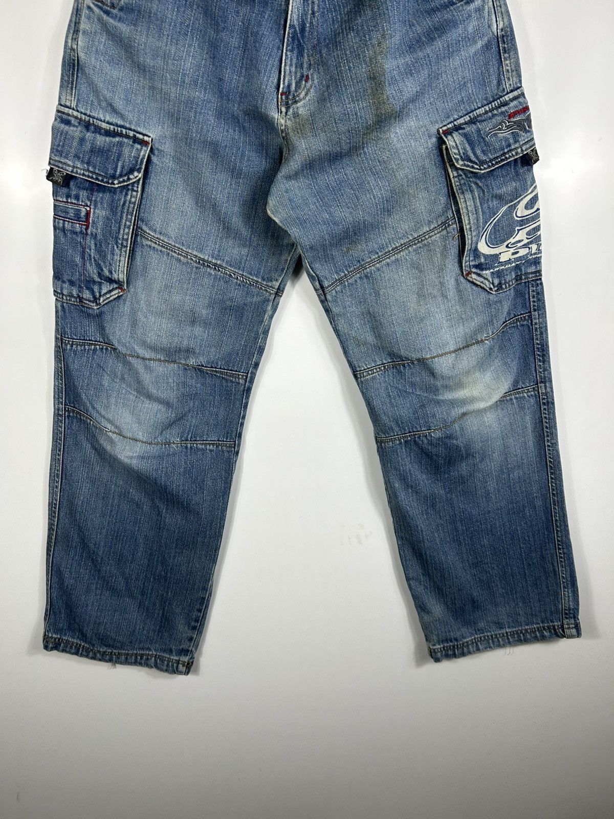 Vintage ⚡️Vintage Piko Hawaiian Cargo Loose Denim Size US 31 - 5 Thumbnail