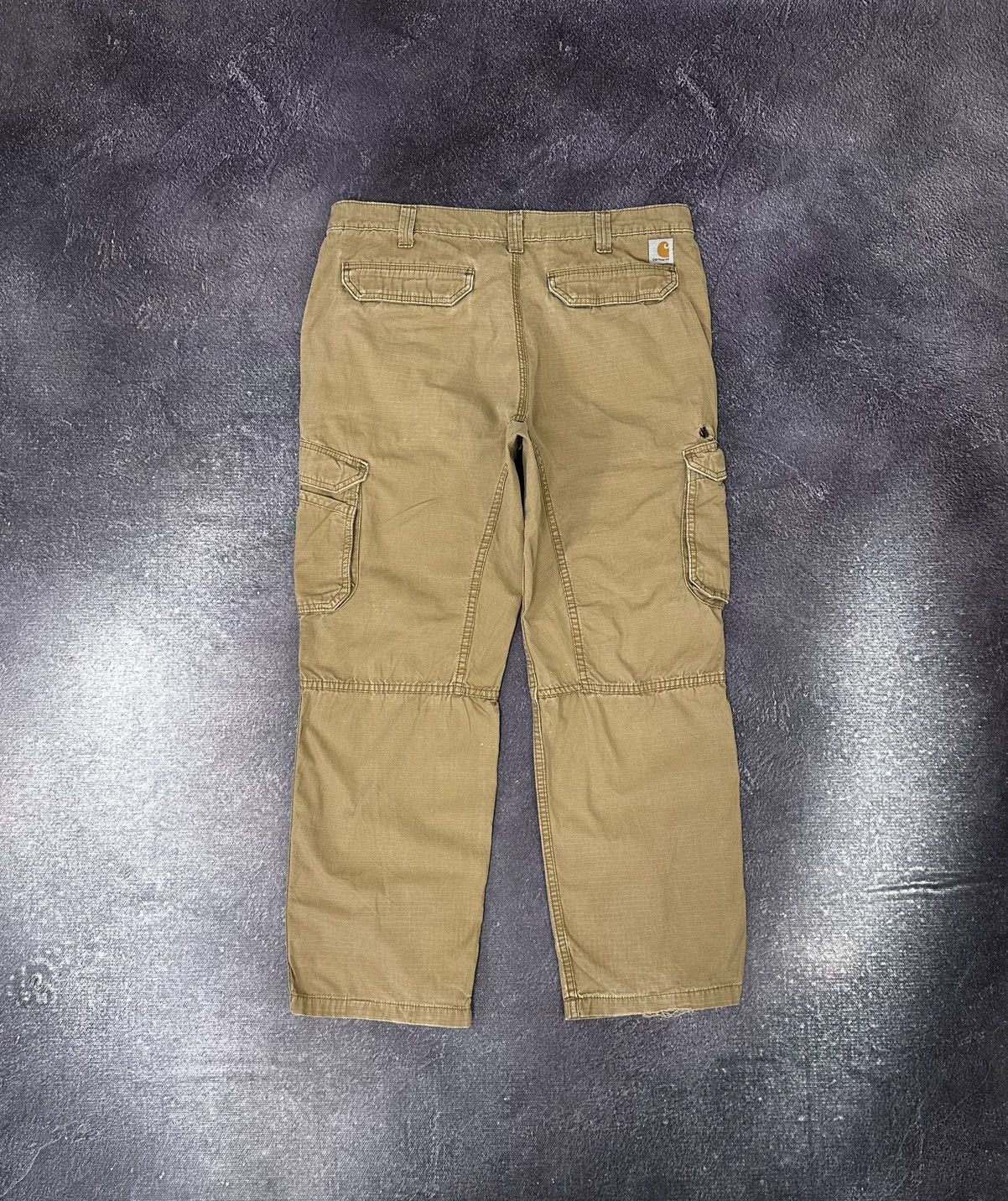 Carhartt Vintage Carhartt Cargo Baggy Distressed Opium USA Work Pants Size US 38 / EU 54 - 1 Thumbnail