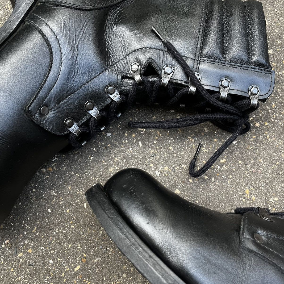 Other 80s Polish Military / Workwear Combat Boots Vintage Bunny Size US 10 / EU 43 - 12 Thumbnail