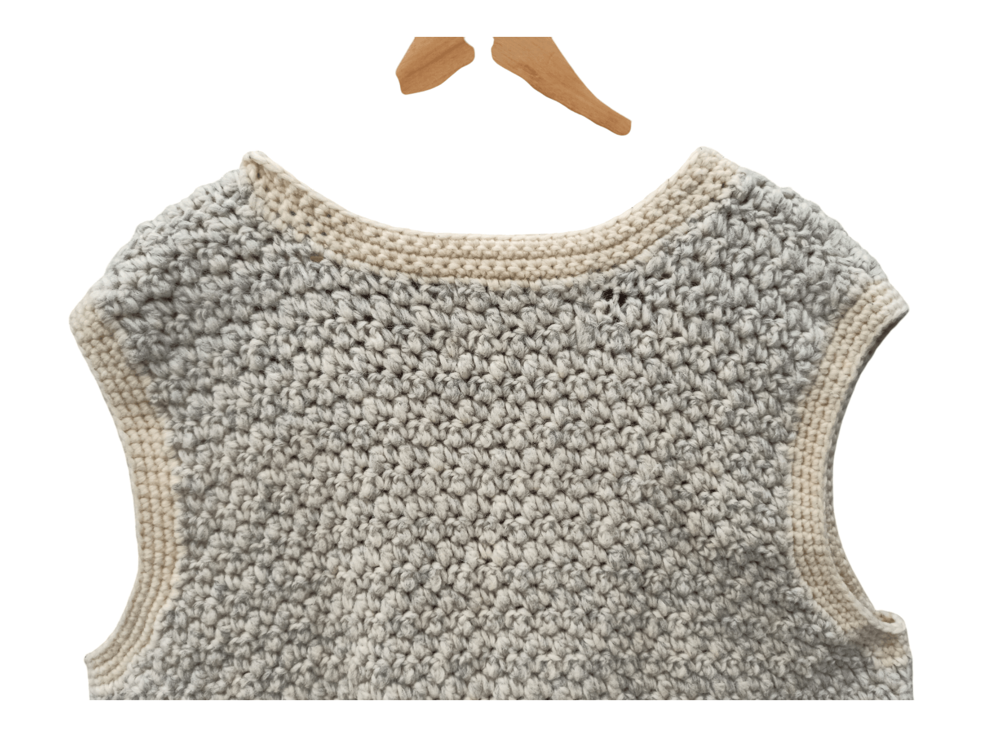 Vintage Vintage 💥 Canadian Sweater 💥 Wool Hand Knit Vest Size US L / EU 52-54 / 3 - 9 Thumbnail