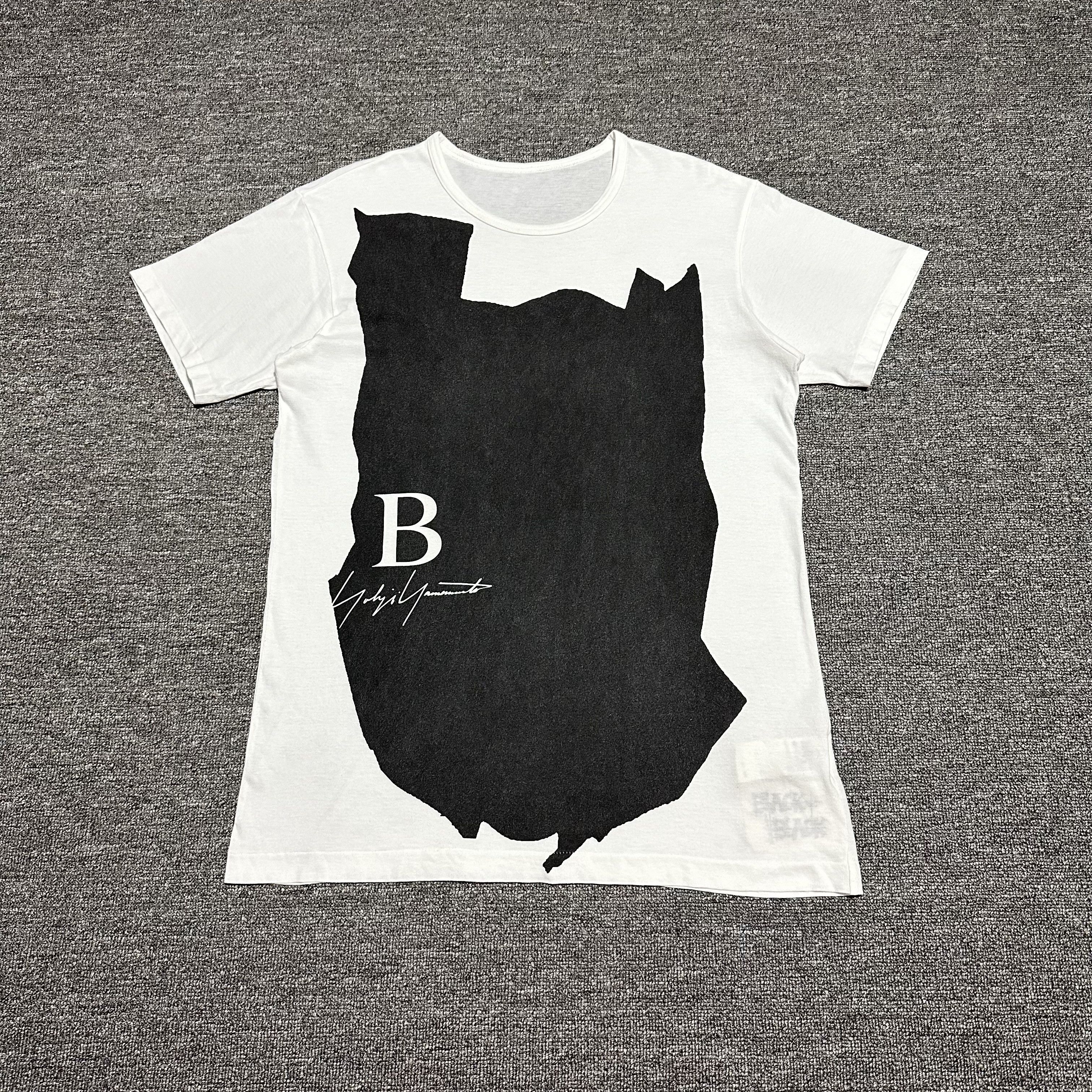 Yohji Yamamoto Vintage Yohji Yamamoto Black and Black Tee Size US M / EU 48-50 / 2 - 1 Thumbnail