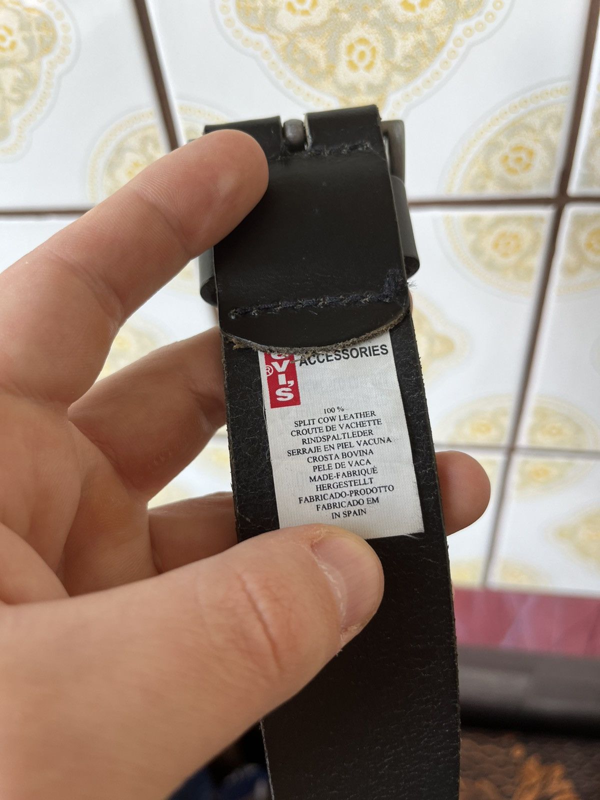 Levi's Levis black leather belt Size ONE SIZE - 7 Thumbnail