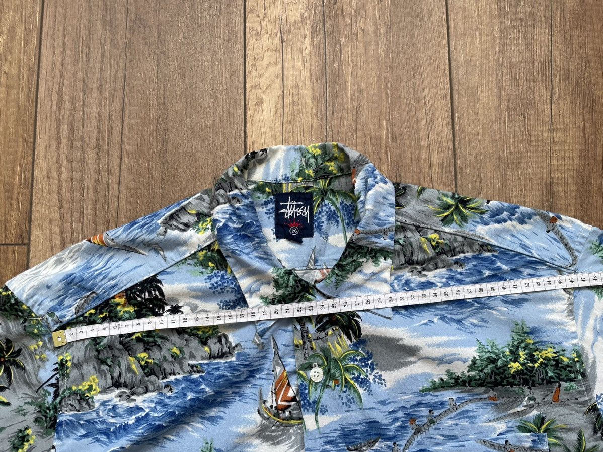 Stussy × Vintage Stussy Hawaiian Regular L Vintage Casual Shirts Size US L / EU 52-54 / 3 - 11 Thumbnail