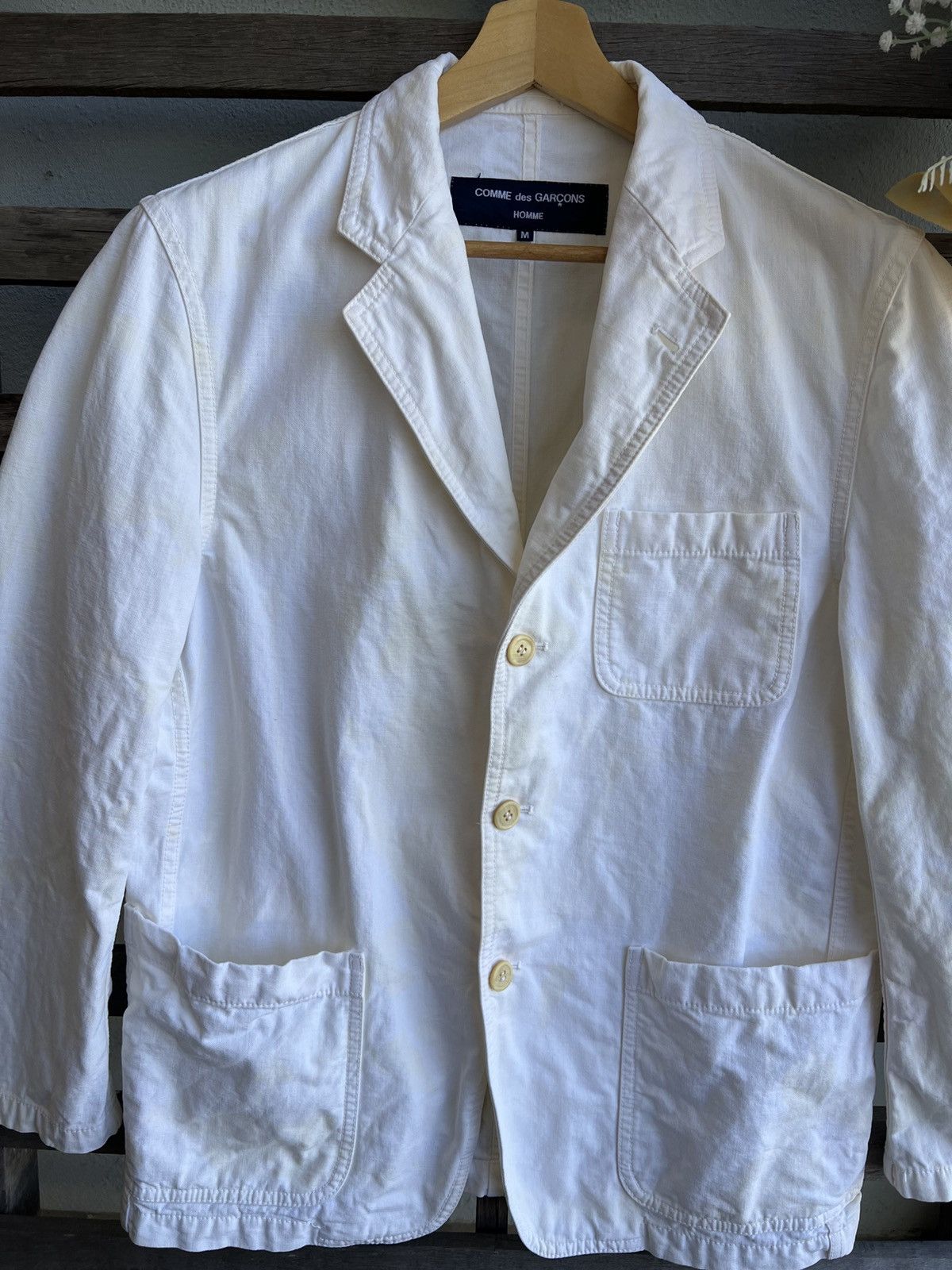 Comme des Garcons Comme des Garçons Homme Workwear Blazer Jacket Size US L / EU 52-54 / 3 - 4 Thumbnail