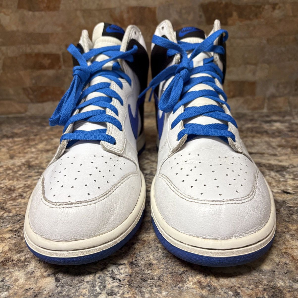 Nike Nike Dunk High 2008 White/Varsity Royal Blue Size 11.5 Size US 11.5 / EU 44-45 - 4 Thumbnail