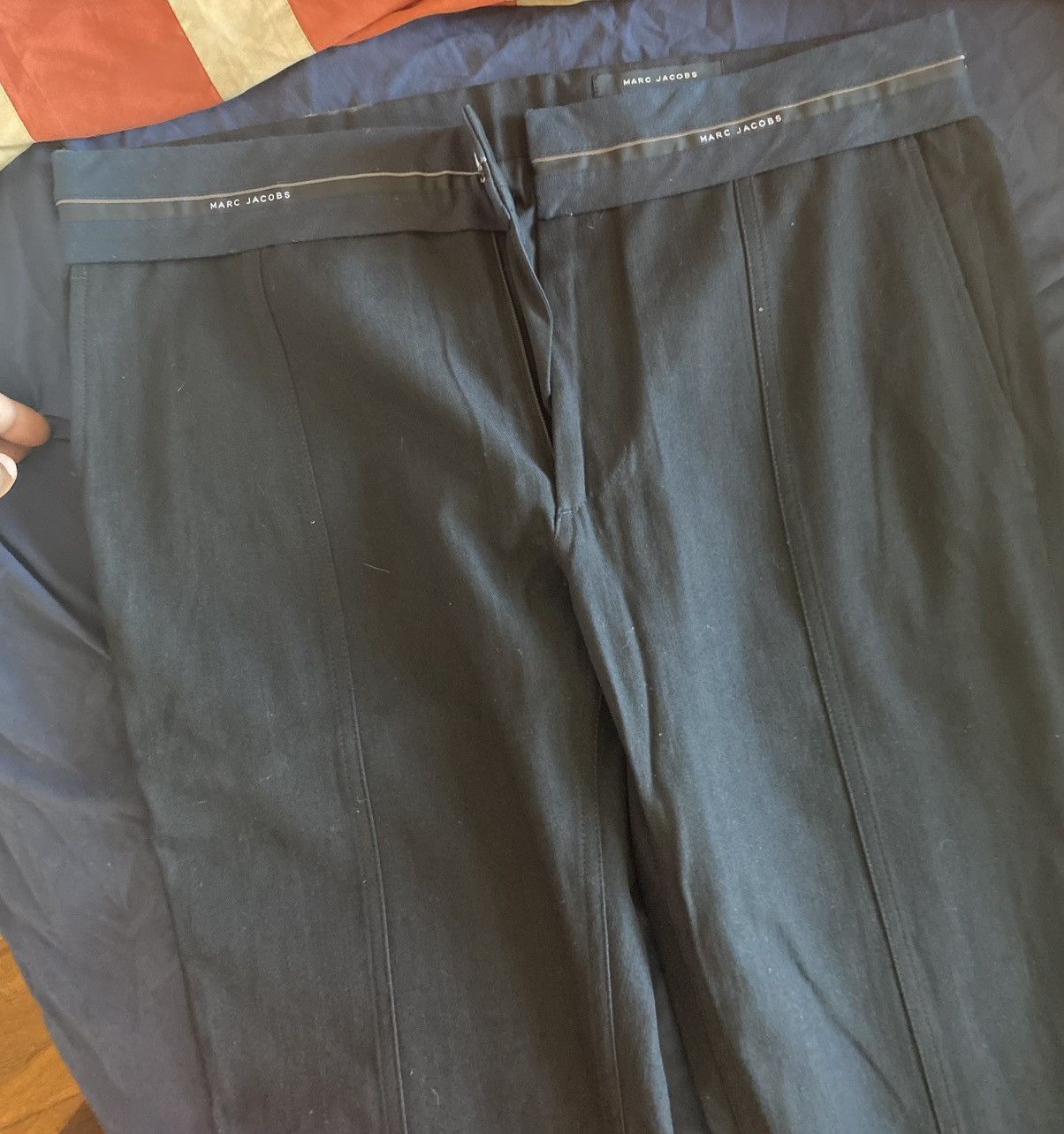 Marc Jacobs Marc Jacobs Black Dress Trousers (IT 52 / US 36, Size US 36 / EU 52 - 2 Thumbnail