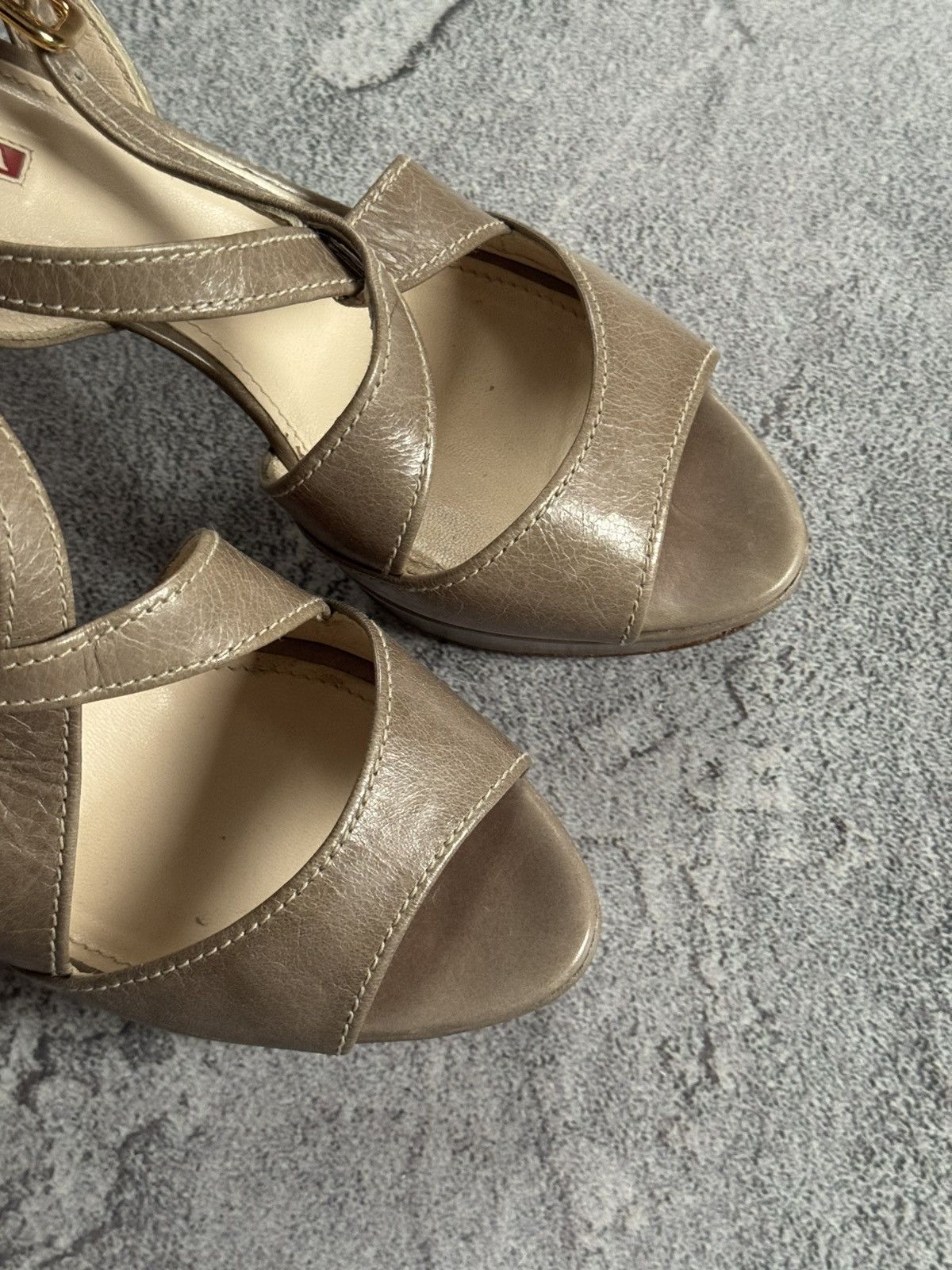 Prada Prada 38size sandals high heels shoes luxury old money 00s Size US 8 / IT 38 - 16 Thumbnail