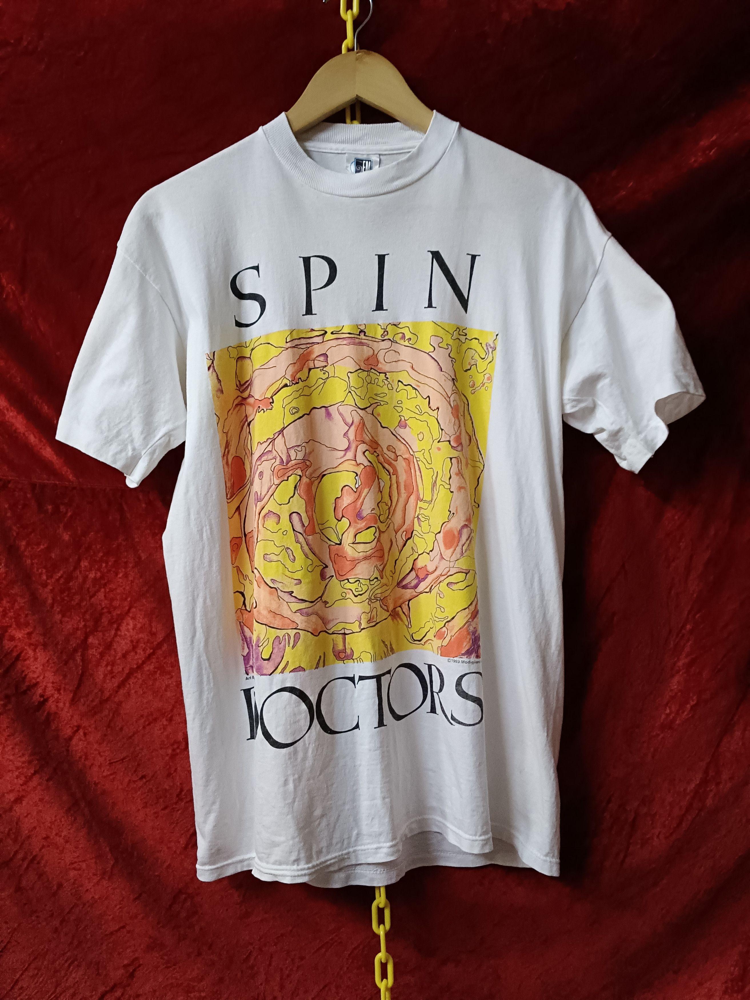 Band Tees 90s American Band Spin Doctors Art Design Tour Tee Size US L / EU 52-54 / 3 - 20 Thumbnail