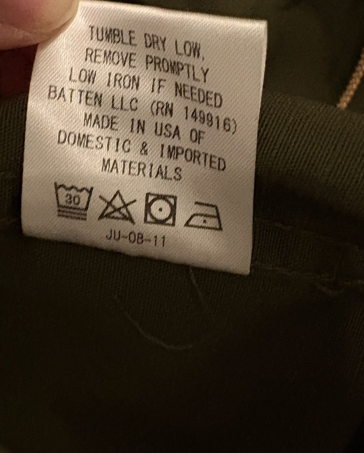 Battenwear Light Shell Parka - Olive Drab Size US M / EU 48-50 / 2 - 7 Thumbnail