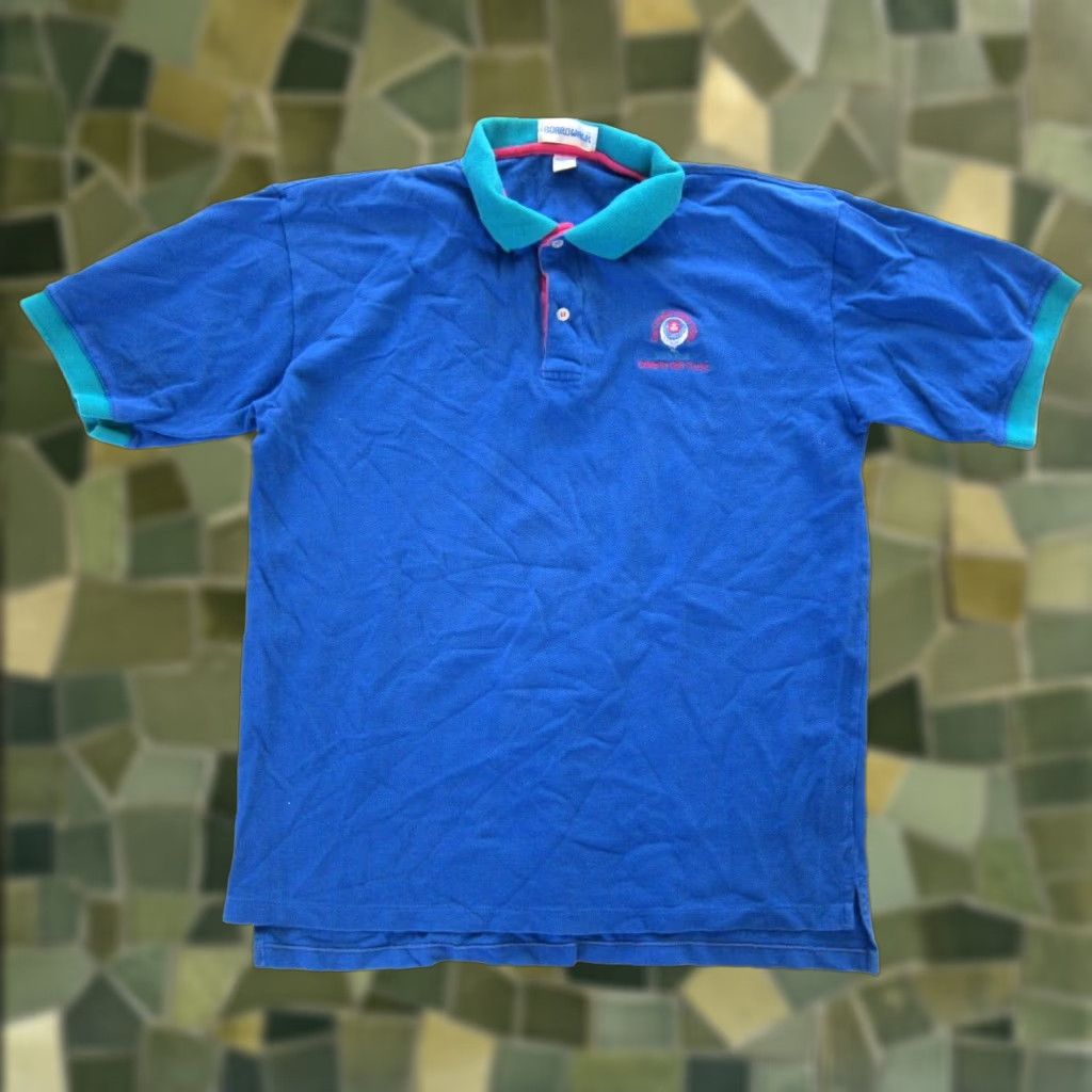 Vintage Vtg Boardwalk Blue Polo XL shirt Men Celebrity Golf Classic Size US XL / EU 56 / 4 - 1 Thumbnail