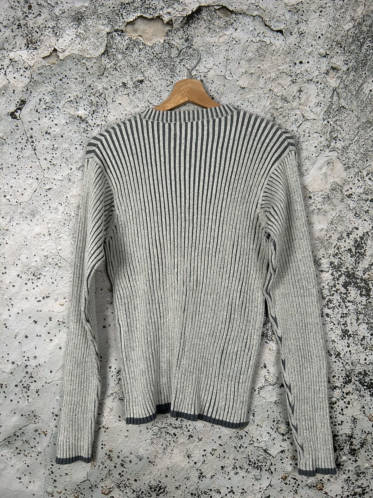 Vintage Vintage Y2K 00s Stripped Longsleeve Alternative Punk Rock Size US M / EU 48-50 / 2 - 3 Thumbnail