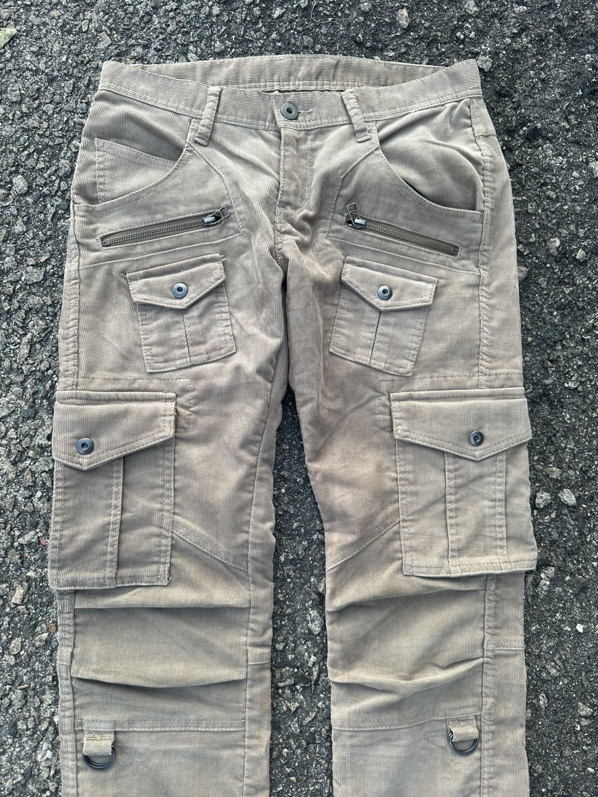 If Six Was Nine CONDUROY CARGO PANTS RATTLE TRAP SENDITIONARIES STYLE Size US 31 - 4 Thumbnail