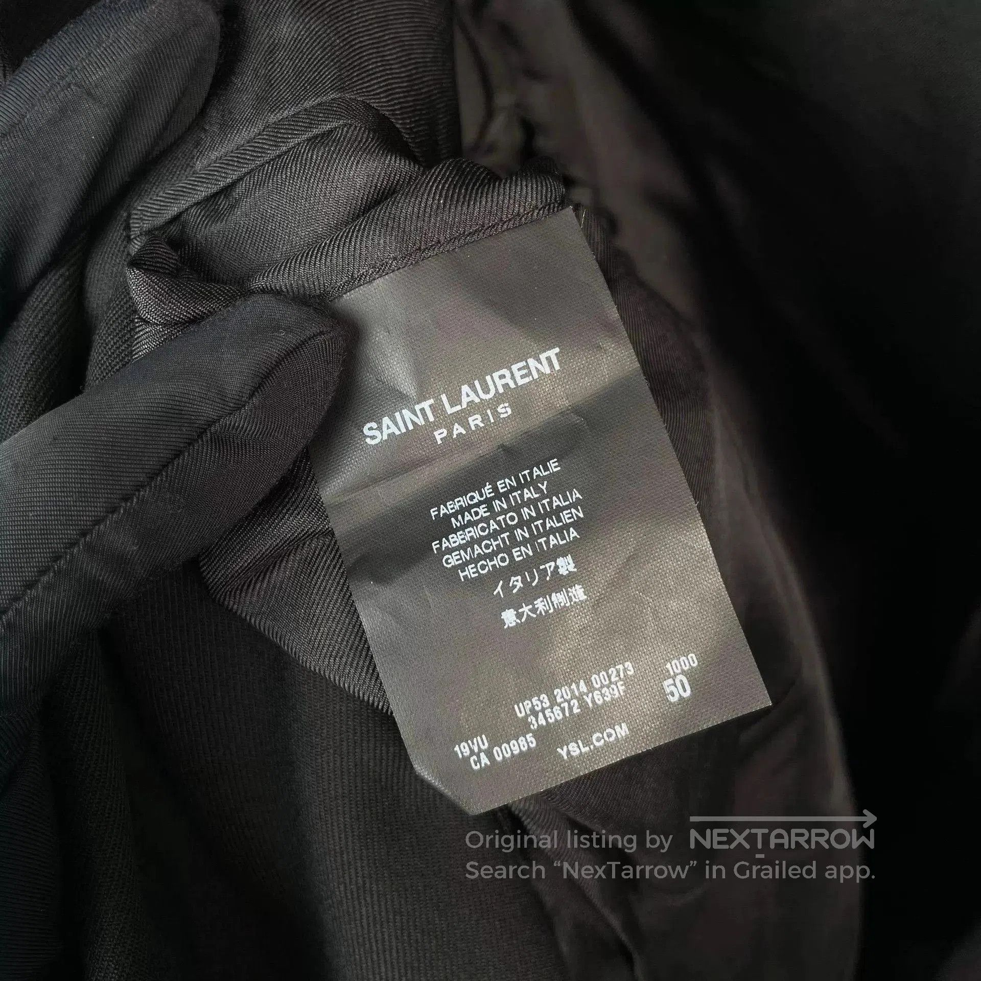 Yves Saint Laurent Black Formal Blazer with Button Closure. Size US M / EU 48-50 / 2 - 7 Thumbnail