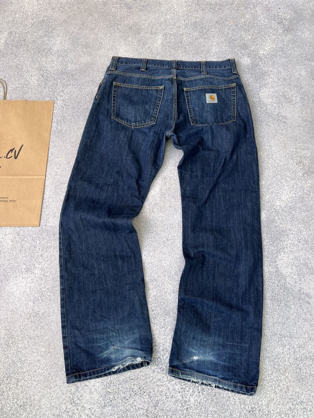 Carhartt × Vintage Vintage Carhartt work jeans Size US 36 / EU 52 - 1 Thumbnail