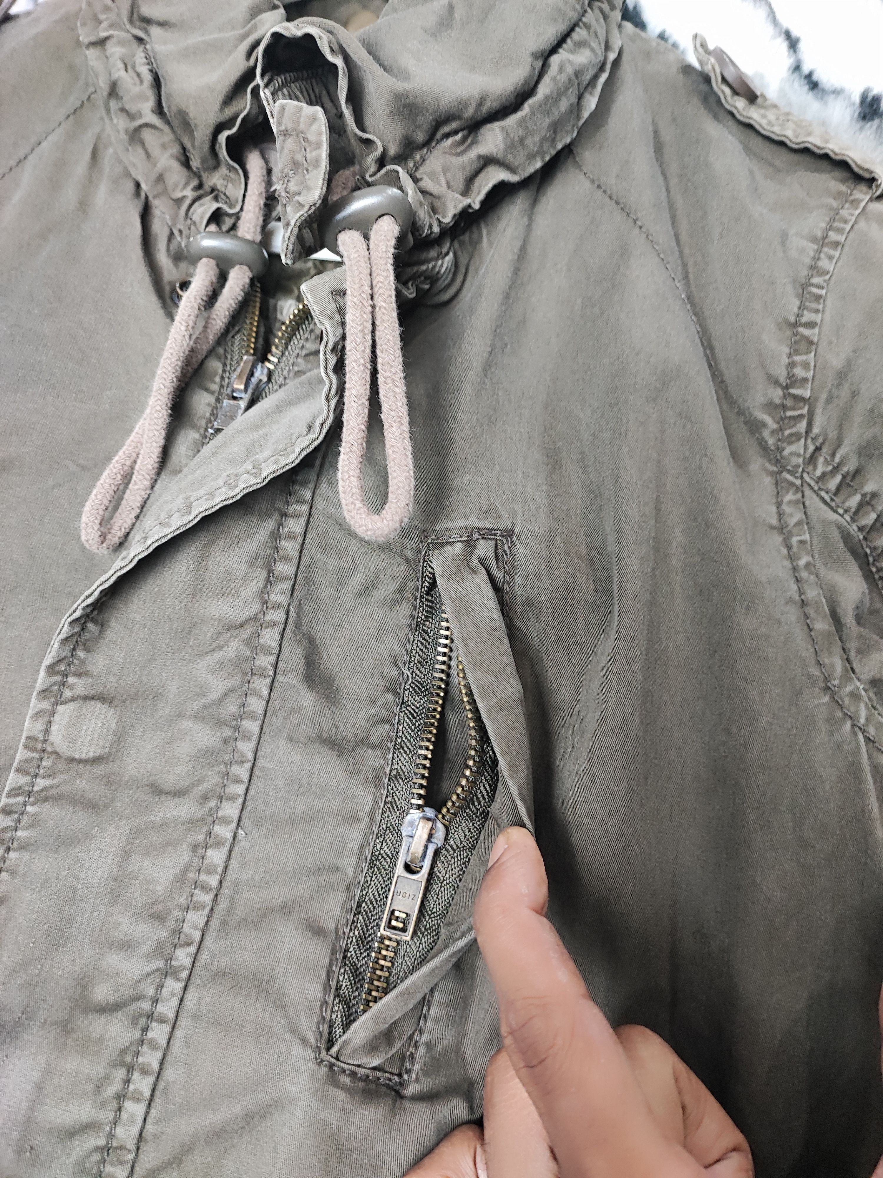 Alpha Industries Army Ugiz Parka Fishtail Bondage Jacket Hoodie Size US S / EU 44-46 / 1 - 10 Thumbnail