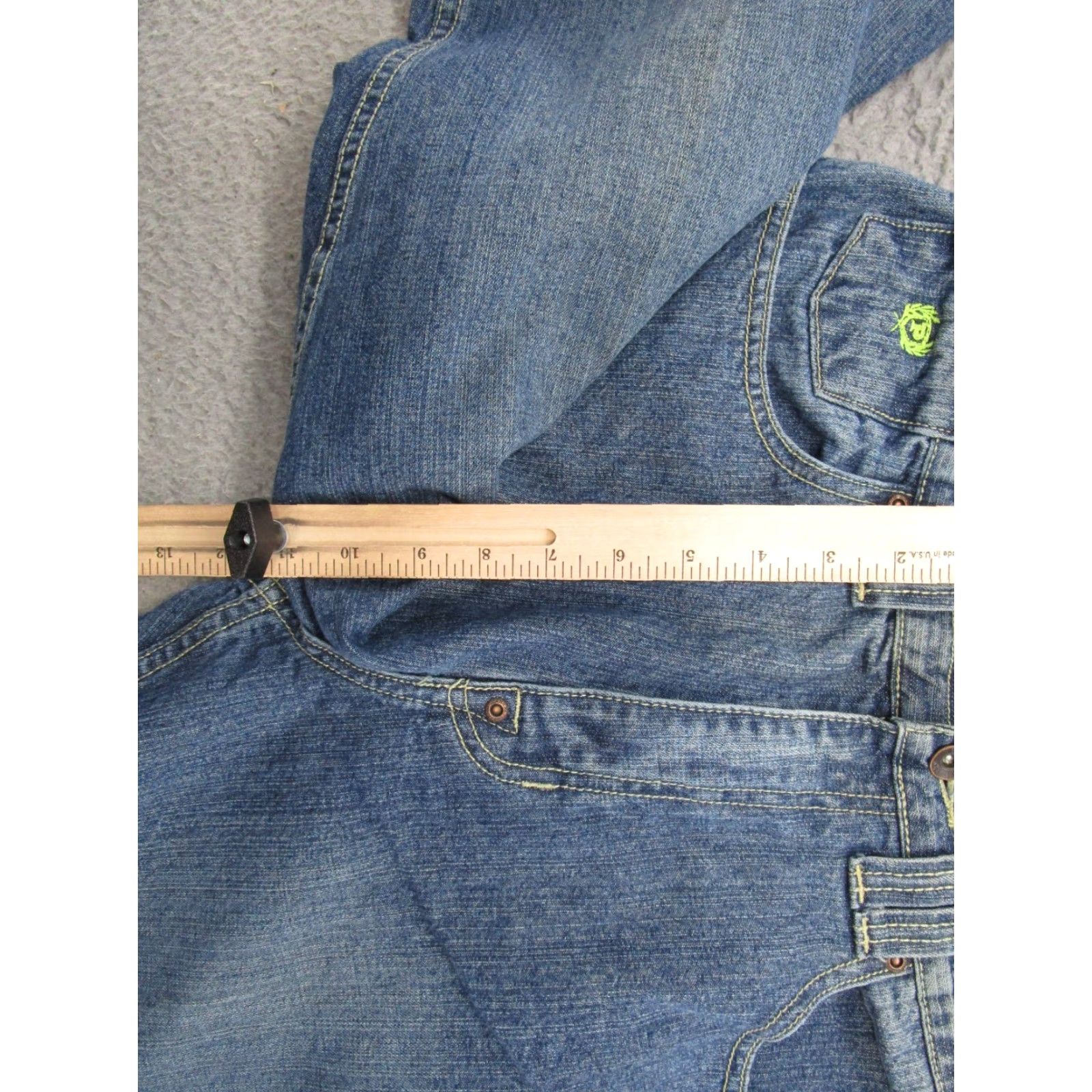 Phat Farm VINTAGE Phat Farm Jeans Denim Blue Wide Straight Baggy Tag Size 32x33 Y2K Size US 34 / EU 50 - 7 Thumbnail