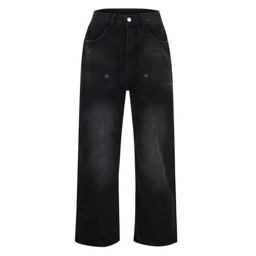 Japanese Brand "Masumi x Junko "Trend Black Denim Pant Size US 31 - 6 Thumbnail