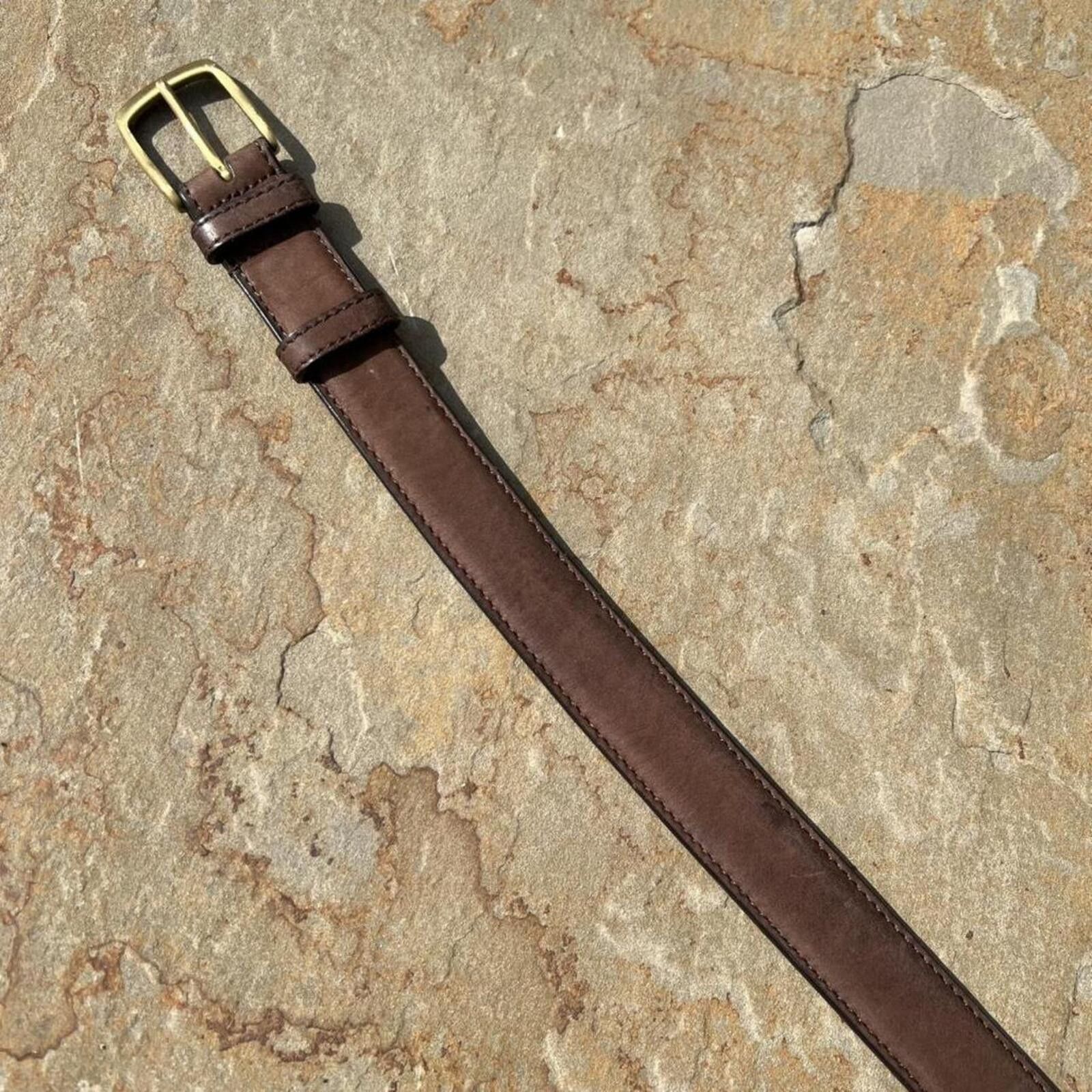 Coach Vintage Y2K Coach Minimalist Brown Leather Belt Size ONE SIZE - 2 Thumbnail