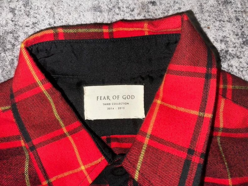 Fear of God Fear of God Black and red side zipper shoulder shirt Size US M / EU 48-50 / 2 - 3 Thumbnail