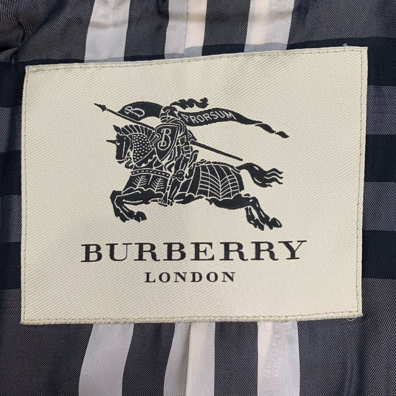 Burberry Burberry London Womens Black Double-Breasted Trench Coat Wit Size S / US 4 / IT 40 - 2 Thumbnail