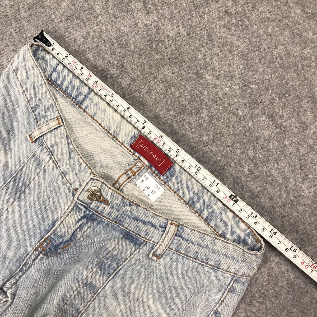 Japanese Brand FLARE DENIM ARGONAUT JAPAN BRAND BOOTCUT PANTS Size 28" / US 6 / IT 42 - 13 Thumbnail