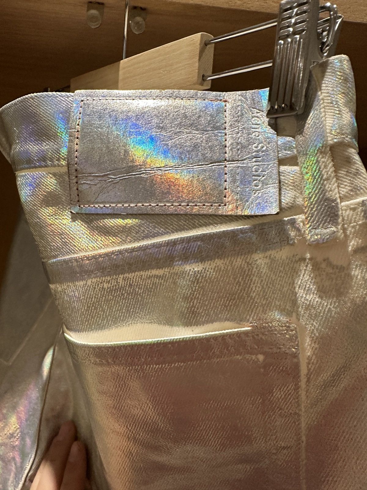 Acne Studios Acne Studios Metallic Jeans Size US 34 / EU 50 - 3 Thumbnail