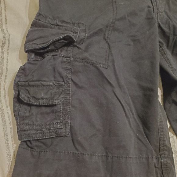 Aeropostale Aéropostale Black Distressed Casual Cargo Shorts SZ:28 Size US 28 / EU 44 - 6 Thumbnail