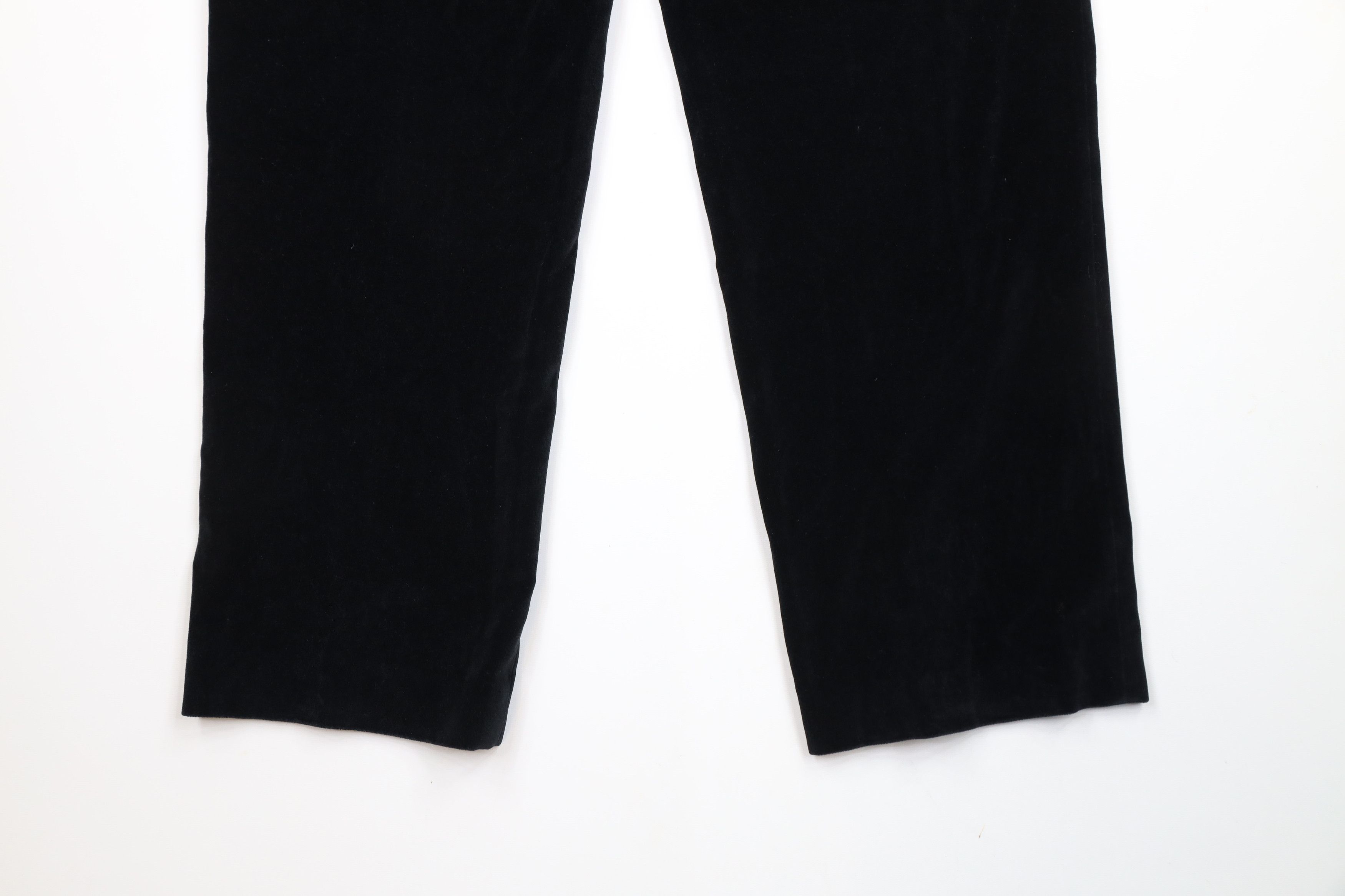 Ralph Lauren × Vintage Vintage 80s 90s Ralph Lauren Wide Leg Velvet Pants USA Size US 34 / EU 50 - 15 Thumbnail