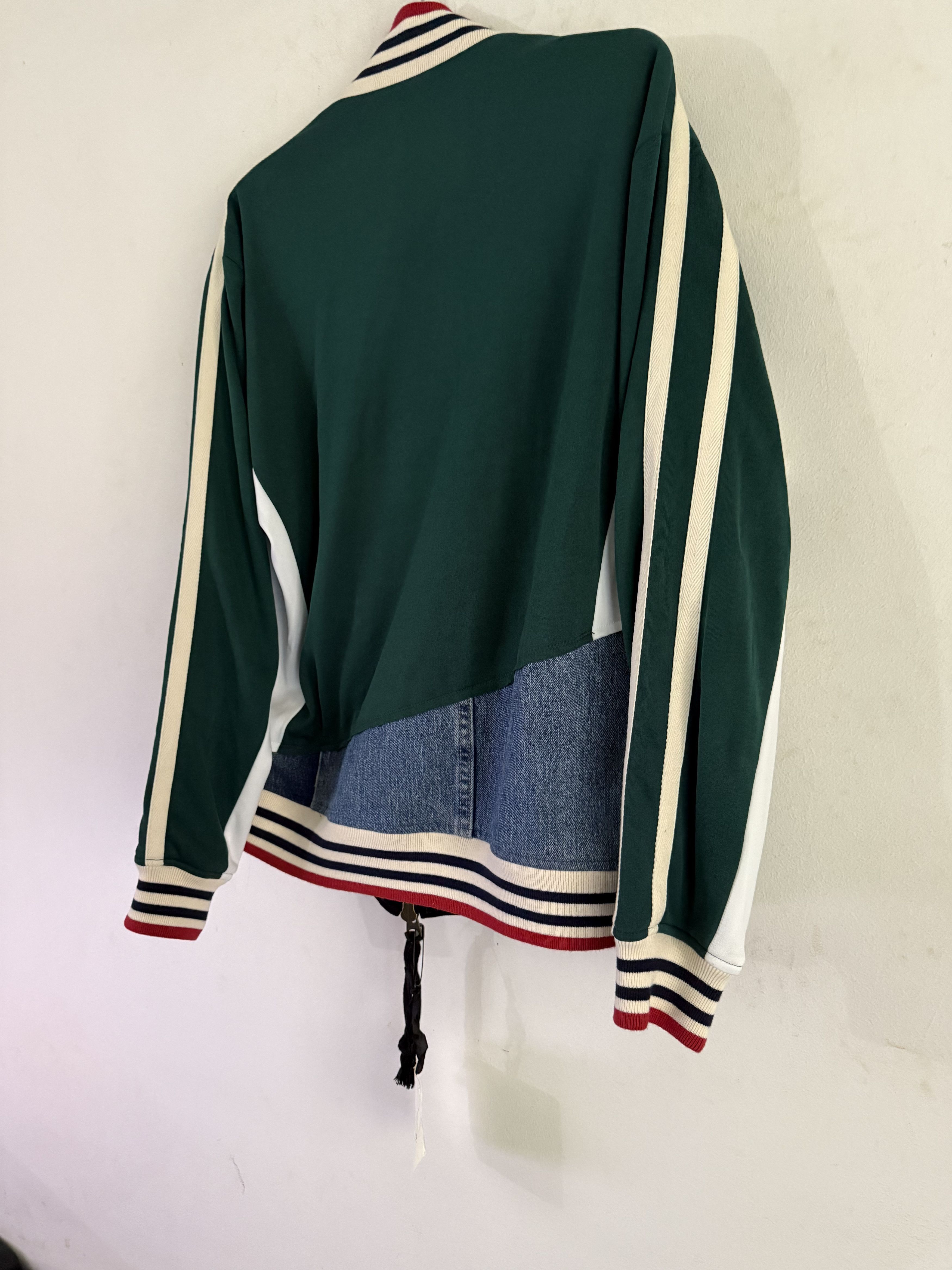 Greg Lauren Ibrid Denim/Fabric Track Jacket Size US XL / EU 56 / 4 - 5 Thumbnail
