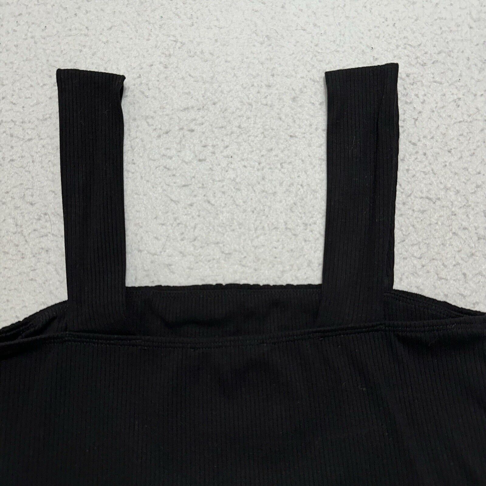 Other Lulus Medium Ribbed Cropped Tank Top Wide Strap Square Neck Size M / US 6-8 / IT 42-44 - 10 Thumbnail