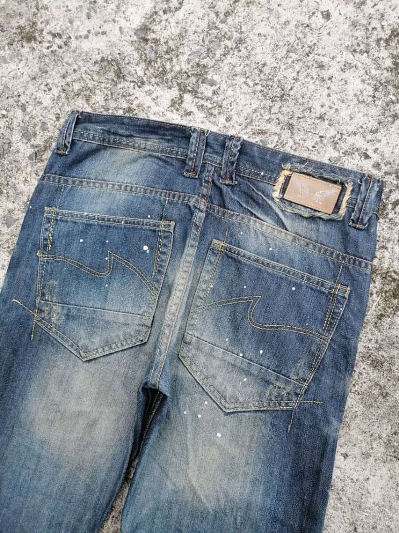 Robins Jeans Robins Jeans Nice Design Distressed Denim Jeans Size US 32 / EU 48 - 2 Thumbnail