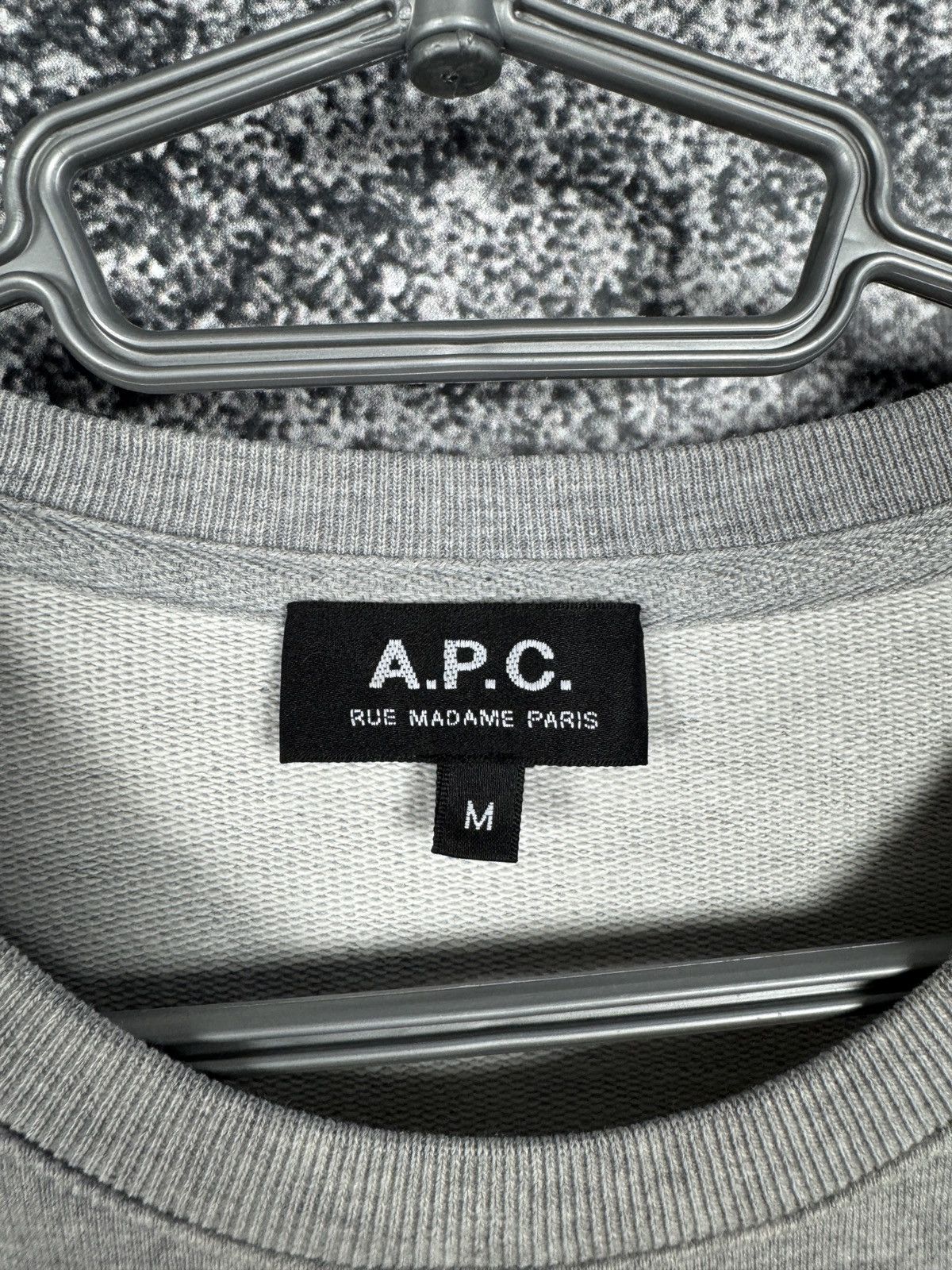 A.P.C. Men’s A.P.C. Rue Madame Paris Sweatshirt Pullover Size M Size US M / EU 48-50 / 2 - 6 Thumbnail