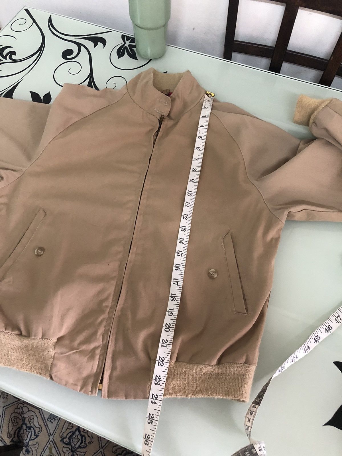 Vintage Vintage 80s Cargo Plain Bomber Jacket Talon Zipper Size US M / EU 48-50 / 2 - 20 Thumbnail
