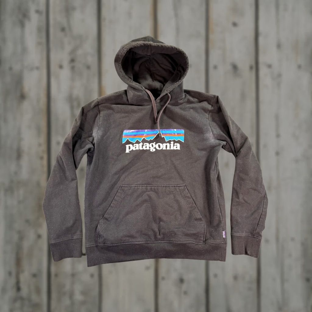 Patagonia Patagonia Hoodie Mens M Black Fitz Roy Horizons Logo Pullover Graphic Sweatshirt Size US M / EU 48-50 / 2 - 1 Thumbnail