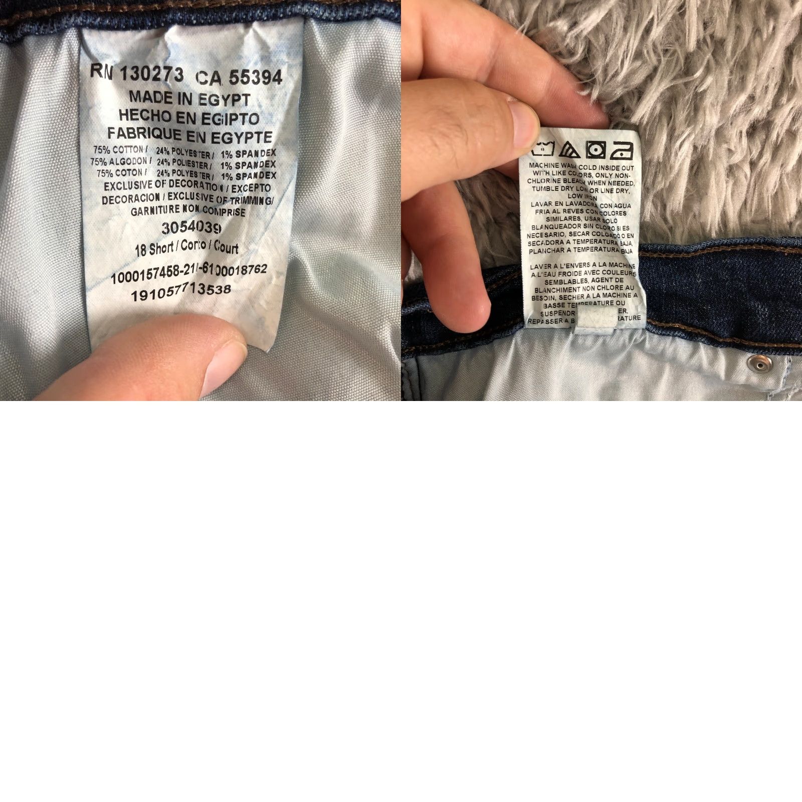 Lee Lee Relaxed Fit Straight Leg Womens Plus Size 18 Short Mid Rise Medium Wash Jean Size 40" / US 18 - 8 Thumbnail