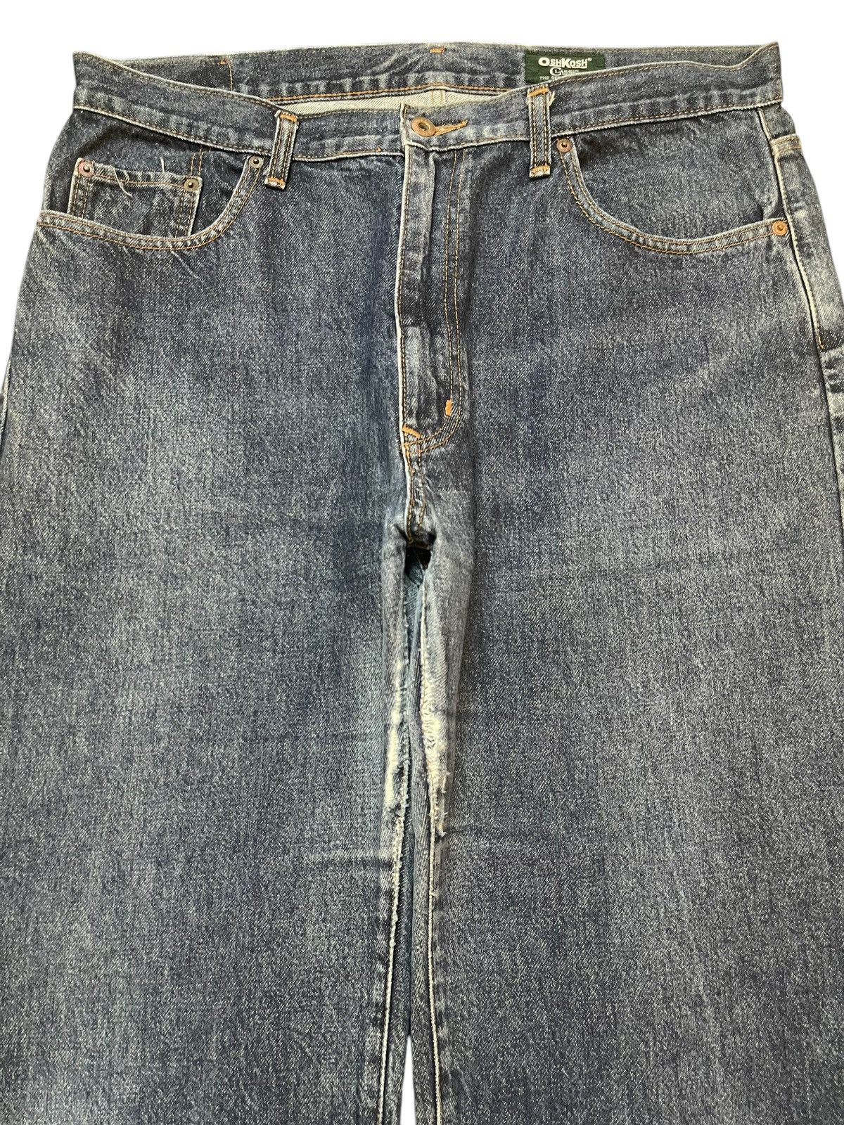 Fubu Vintage Japanese Brand Faded Wash Style Hip Hop Baggy Jeans Size US 36 / EU 52 - 3 Thumbnail