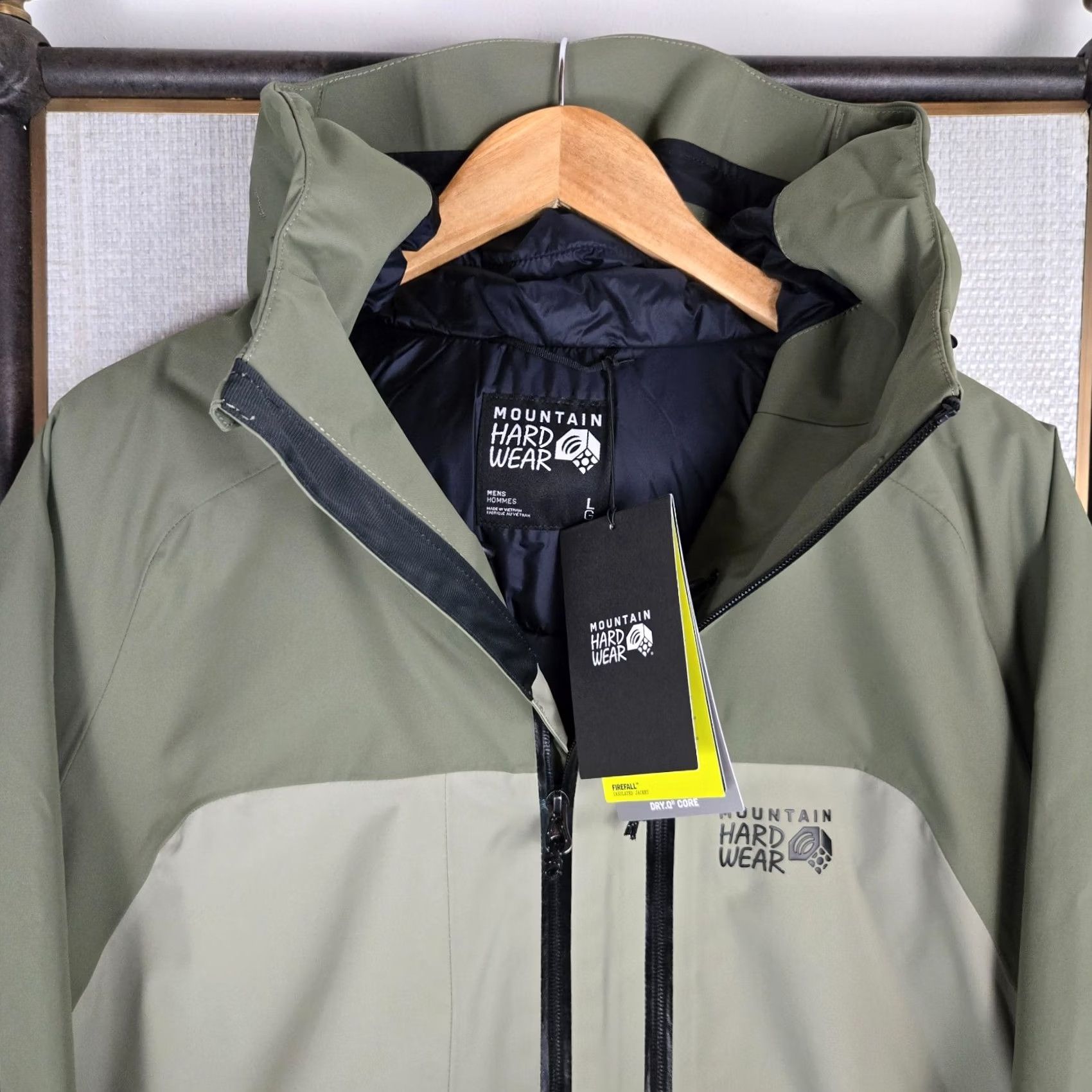 Mountain Hardwear Mountain Hardwear Mens Jacket Insulated Waterproof Hooded Winter Ski Coat Green Large Size US L / EU 52-54 / 3 - 4 Thumbnail