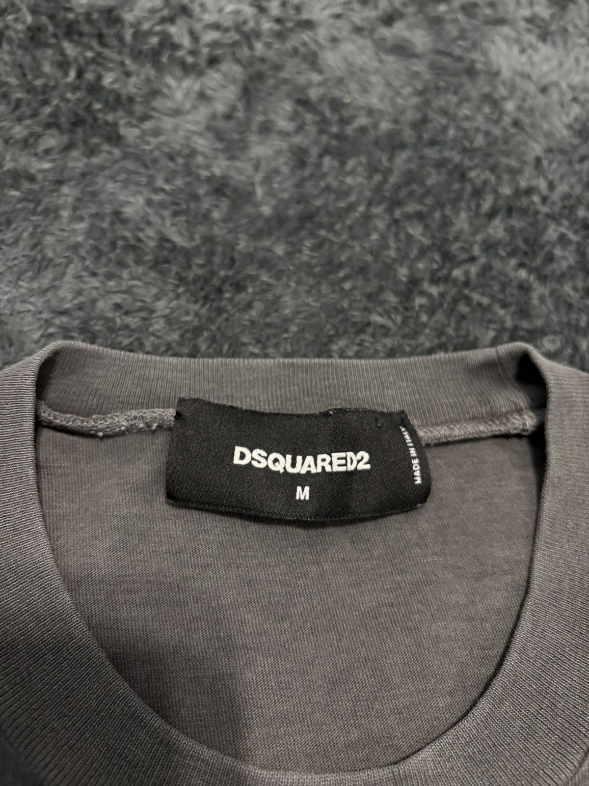 Dsquared2 Rare Dsquared Bear Grey Dyed Tee Size US M / EU 48-50 / 2 - 3 Thumbnail