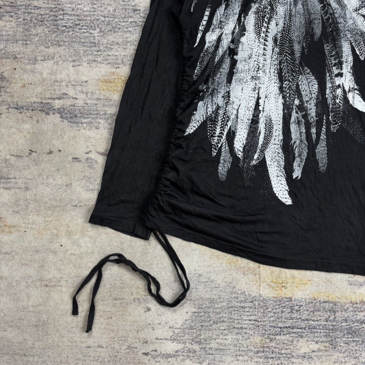 Le Grande Bleu (L.G.B.) Schlussel feather graphic long sleeve vkei style Size US M / EU 48-50 / 2 - 3 Thumbnail