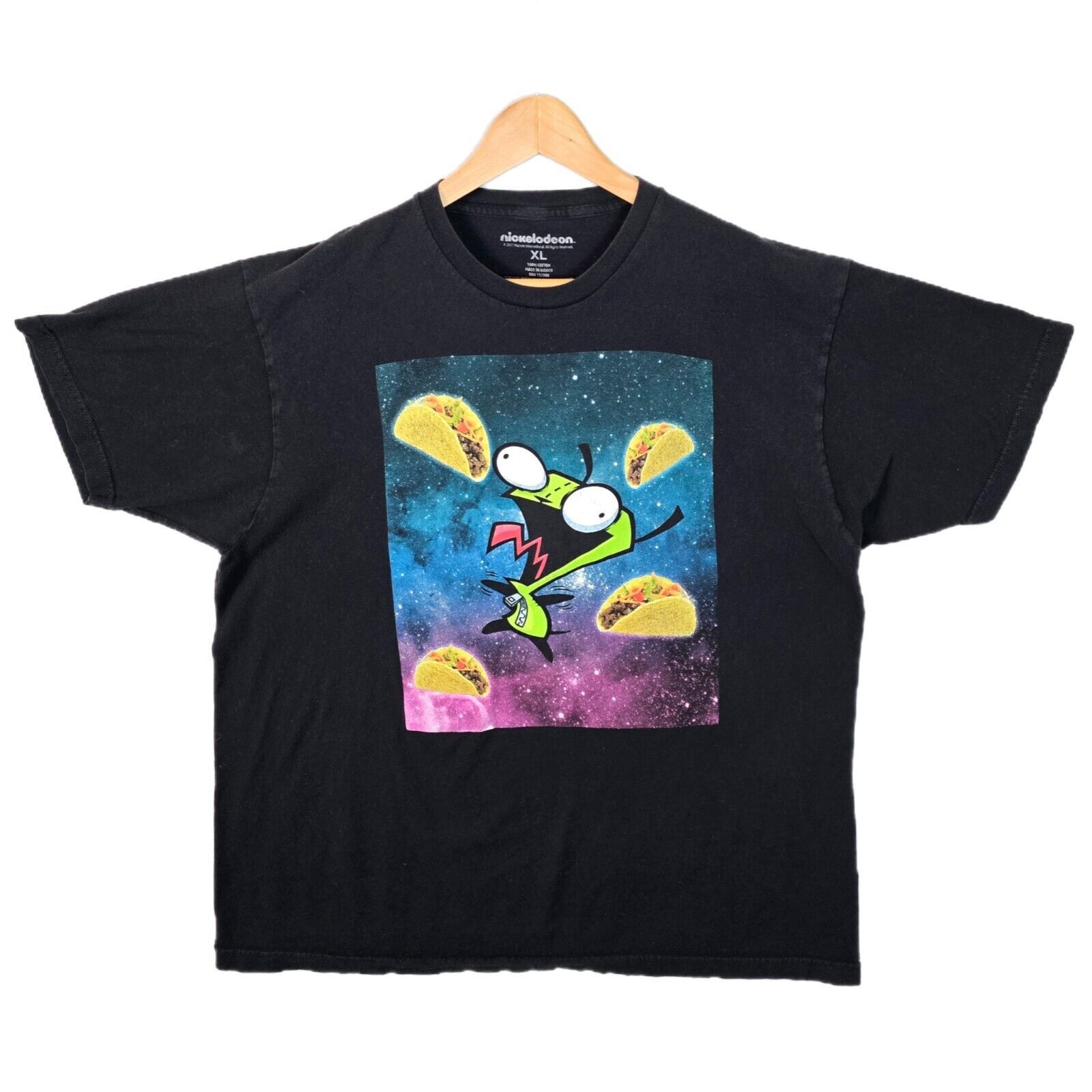 Nickelodeon Nickelodeon Invader Zim Space Taco Black Shirt XL Size US XL / EU 56 / 4 - 1 Thumbnail