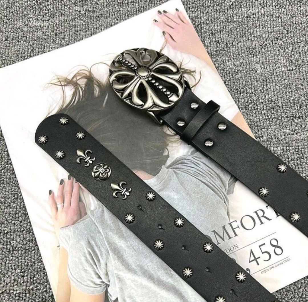Japanese Brand 💥Hype Streetwear rock style Black colour belt Size ONE SIZE - 2 Thumbnail