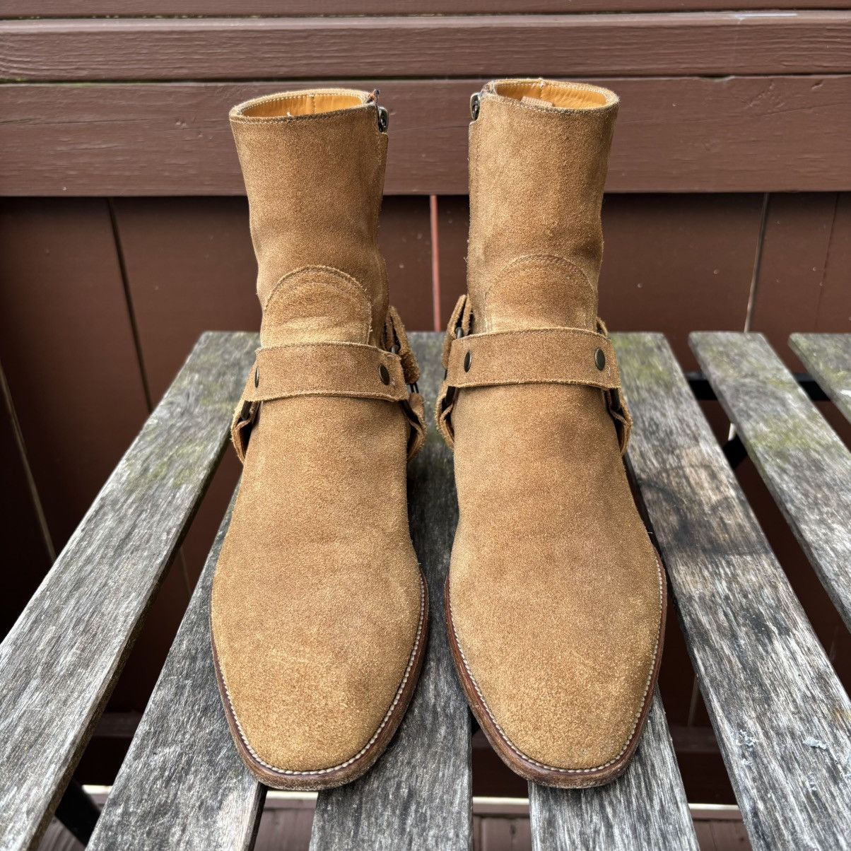 Hedi Slimane Saint Laurent Wyatt harness boots Size US 9 / EU 42 - 3 Thumbnail